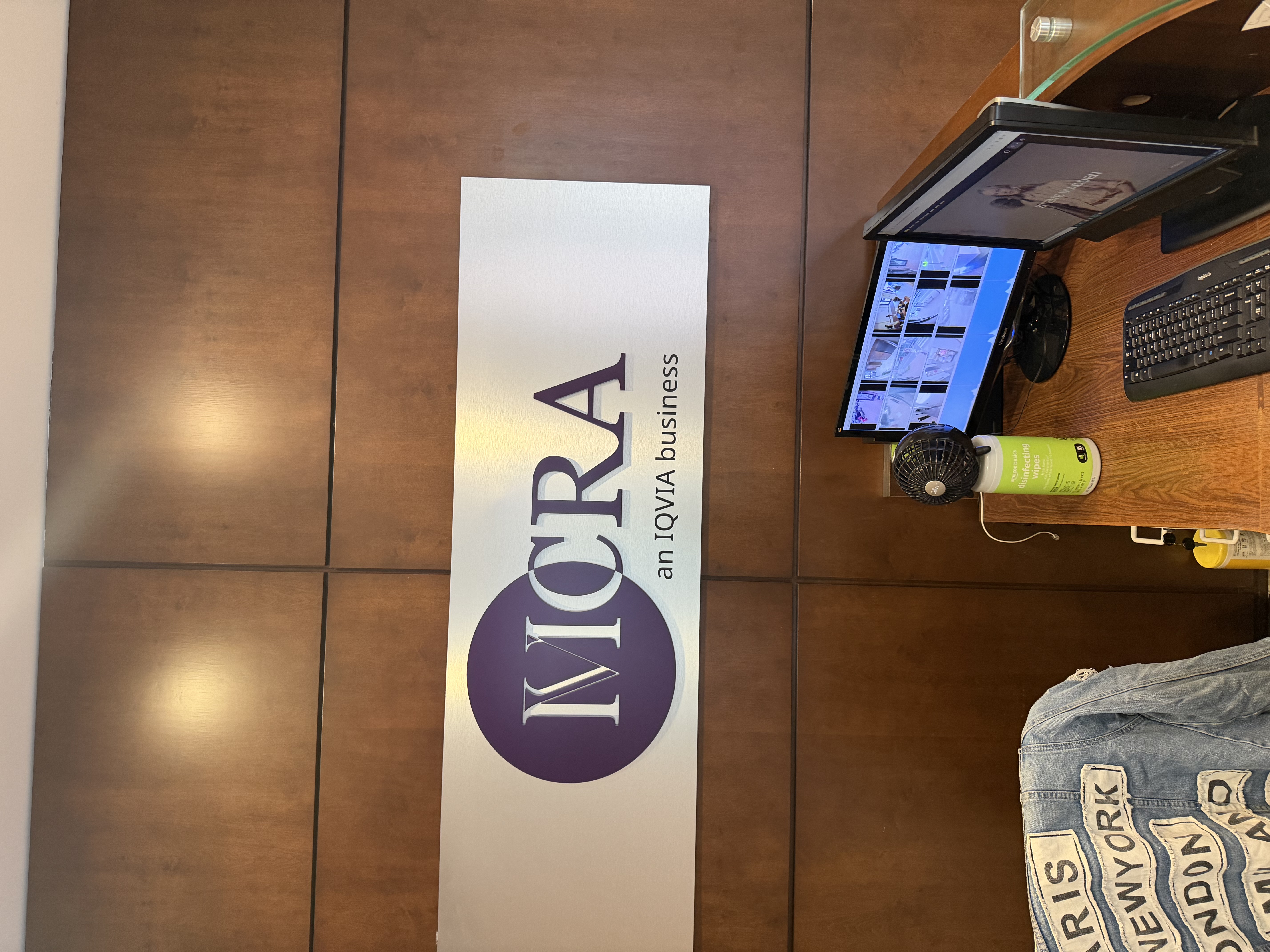 MCRA, an IQVIA business, office sign