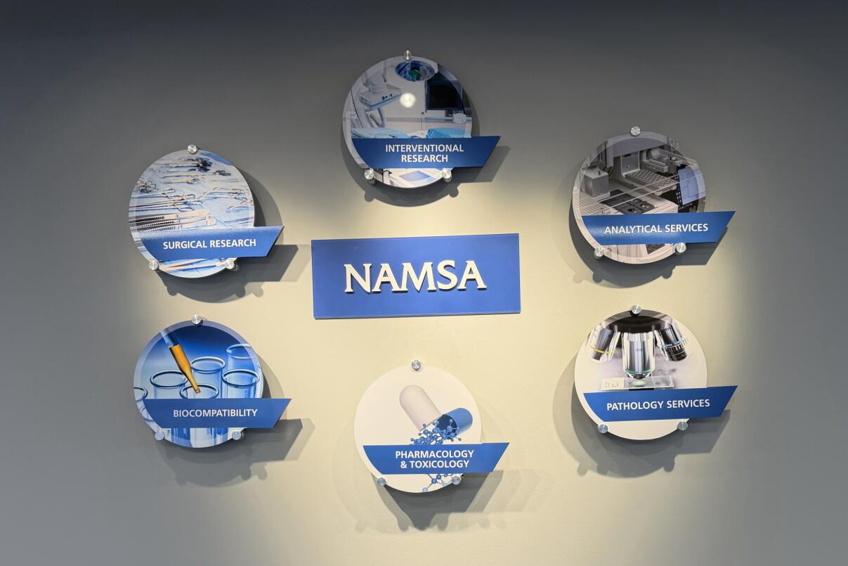NAMSA laboratory services in Minneapolis